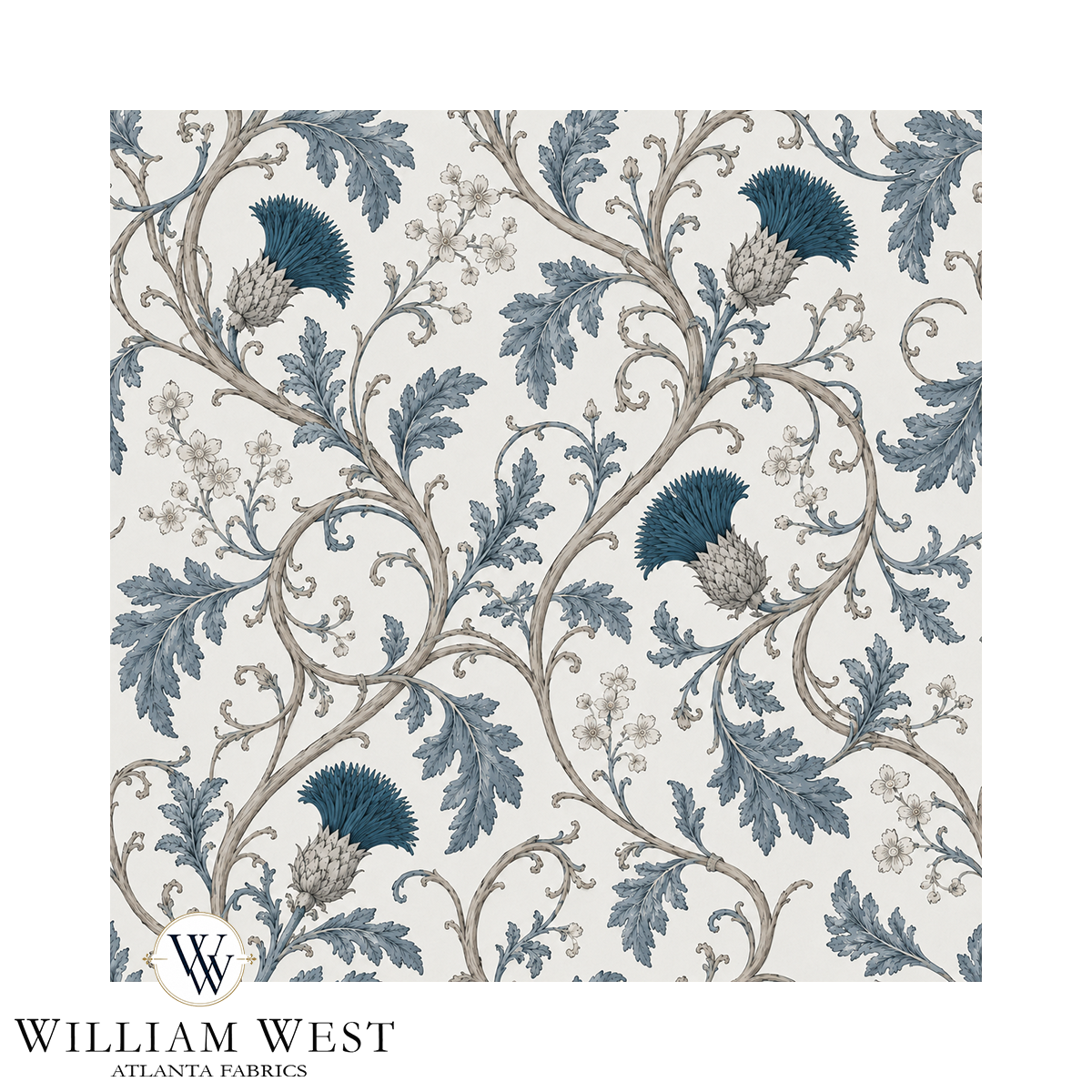 Heatherwick Vine Teal Wallpaper