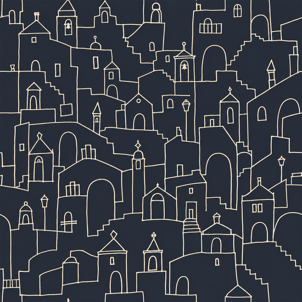 Atlanta Fabrics Hilltown Noir Fabric | Atlanta Fabrics