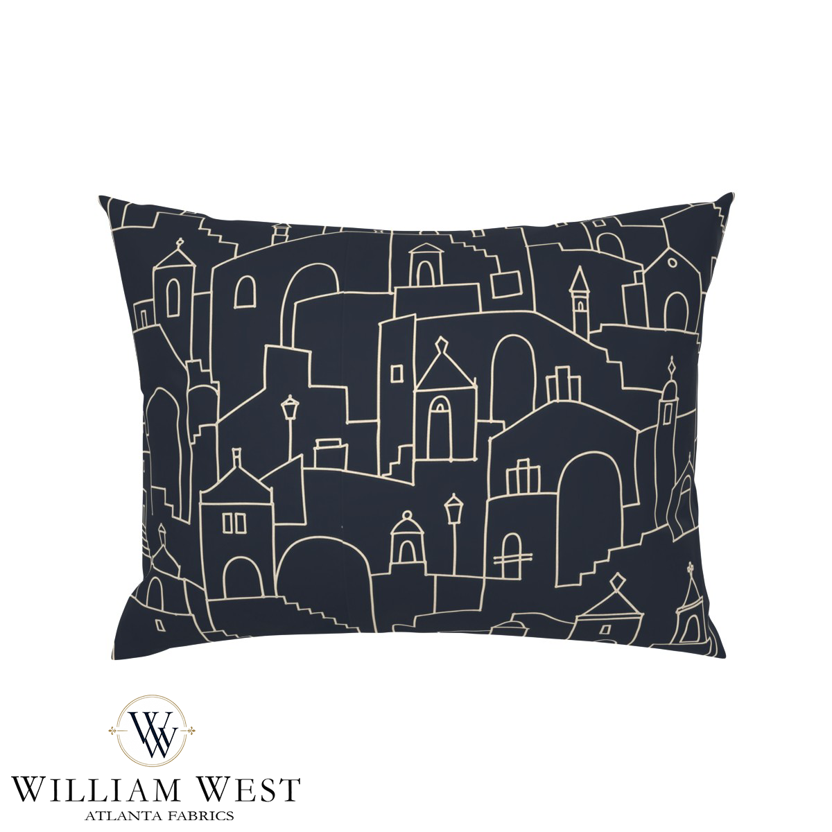 Atlanta Fabrics Hilltown Noir Fabric | Atlanta Fabrics