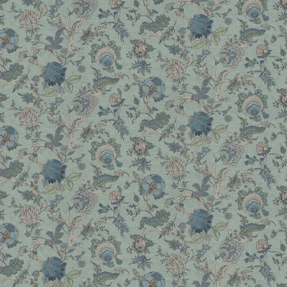 STOUT INGHAM 1 TURQUOISE Fabric | Atlanta Fabrics