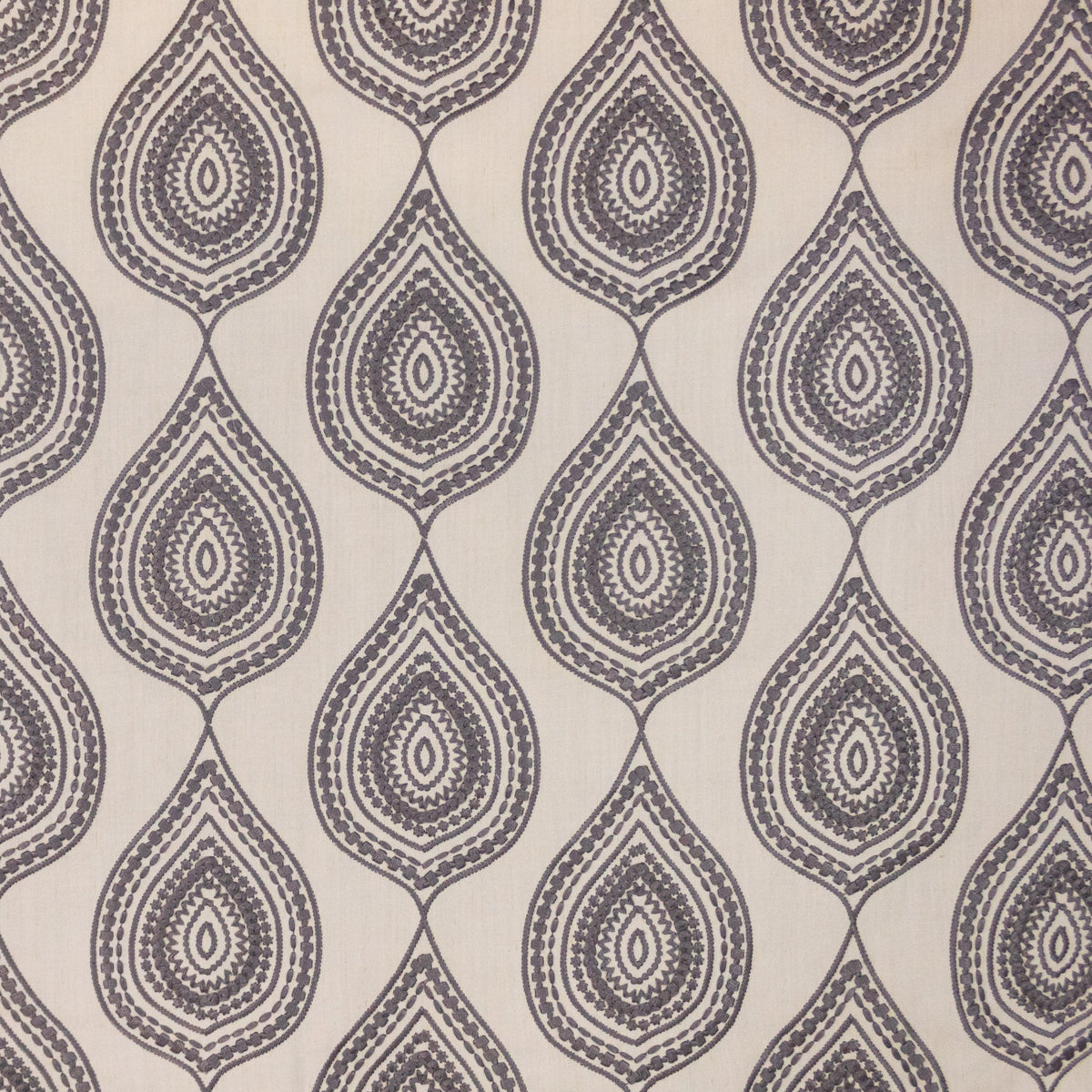 RM Coco Jambi Paisley Pewter Fabric | Atlanta Fabrics