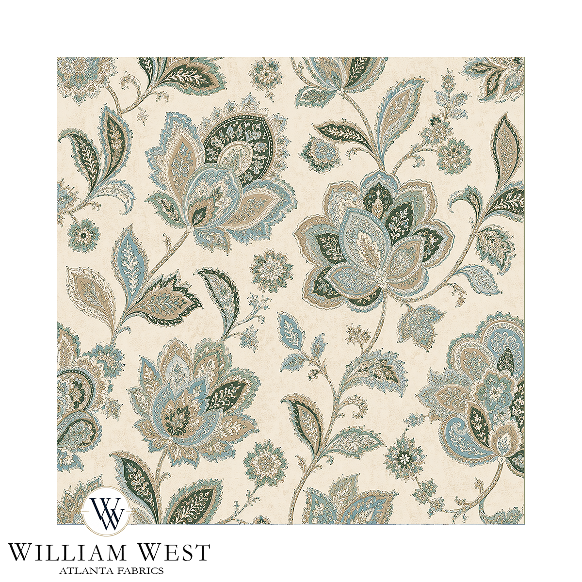 Atlanta Fabrics Little Jo Seaglass Fabric | Atlanta Fabrics