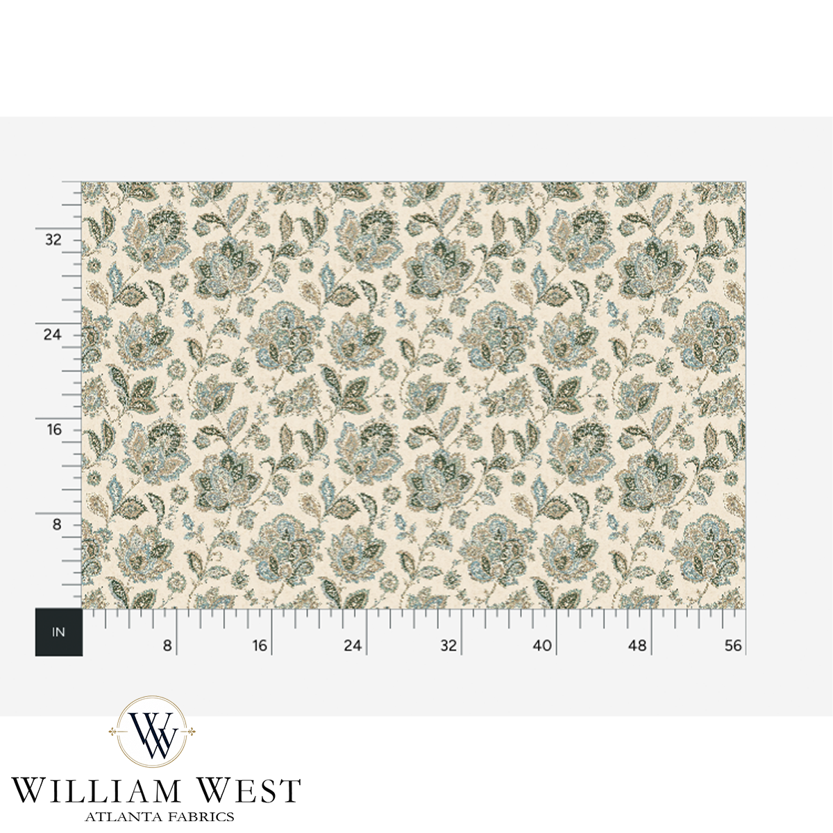Atlanta Fabrics Little Jo Seaglass Fabric | Atlanta Fabrics