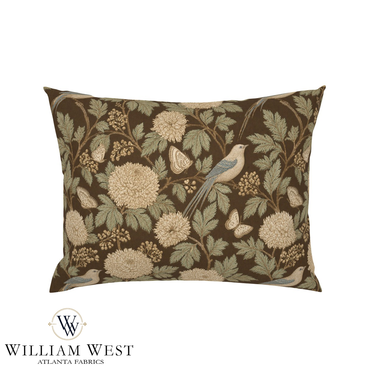 Atlanta Fabrics Maddox Walnut Fabric | Atlanta Fabrics