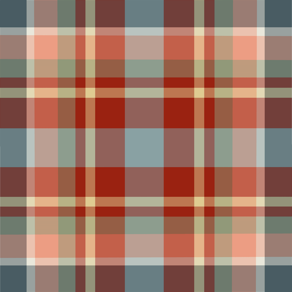 Mandarina Plaid Bay