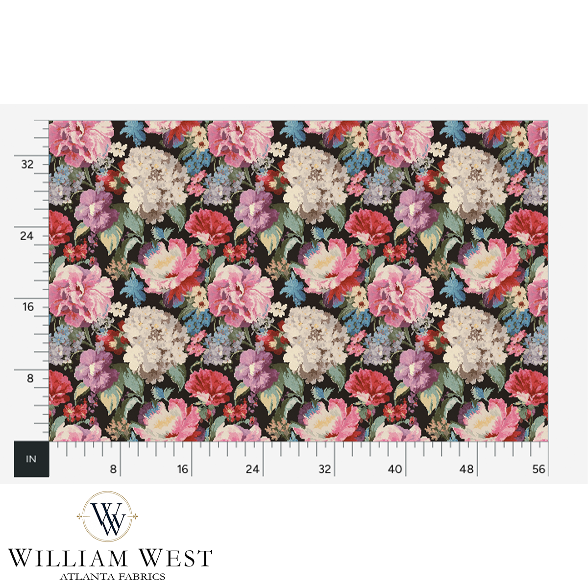 Atlanta Fabrics Monterey in May Cornflower Fabric | Atlanta Fabrics