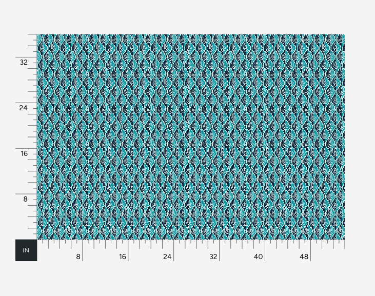 Atlanta Fabrics Cleburn Aqua Black Fabric | Atlanta Fabrics