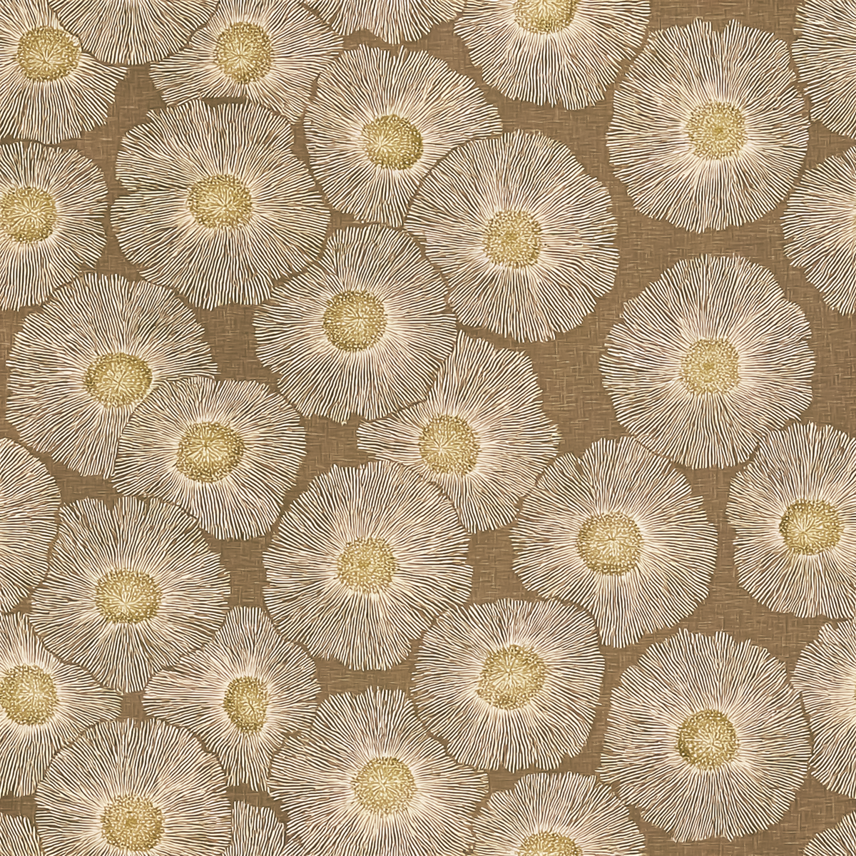 Atlanta Fabrics Pocket Change Brown Fabric | Atlanta Fabrics