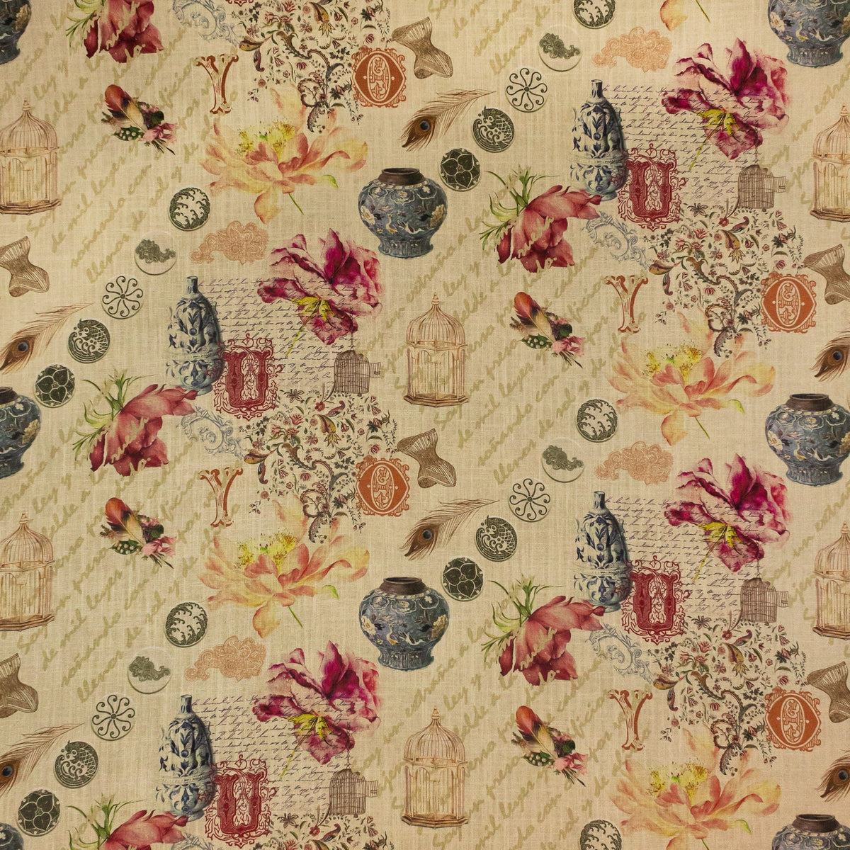 RM Coco Romanza Berry Fabric | Atlanta Fabrics