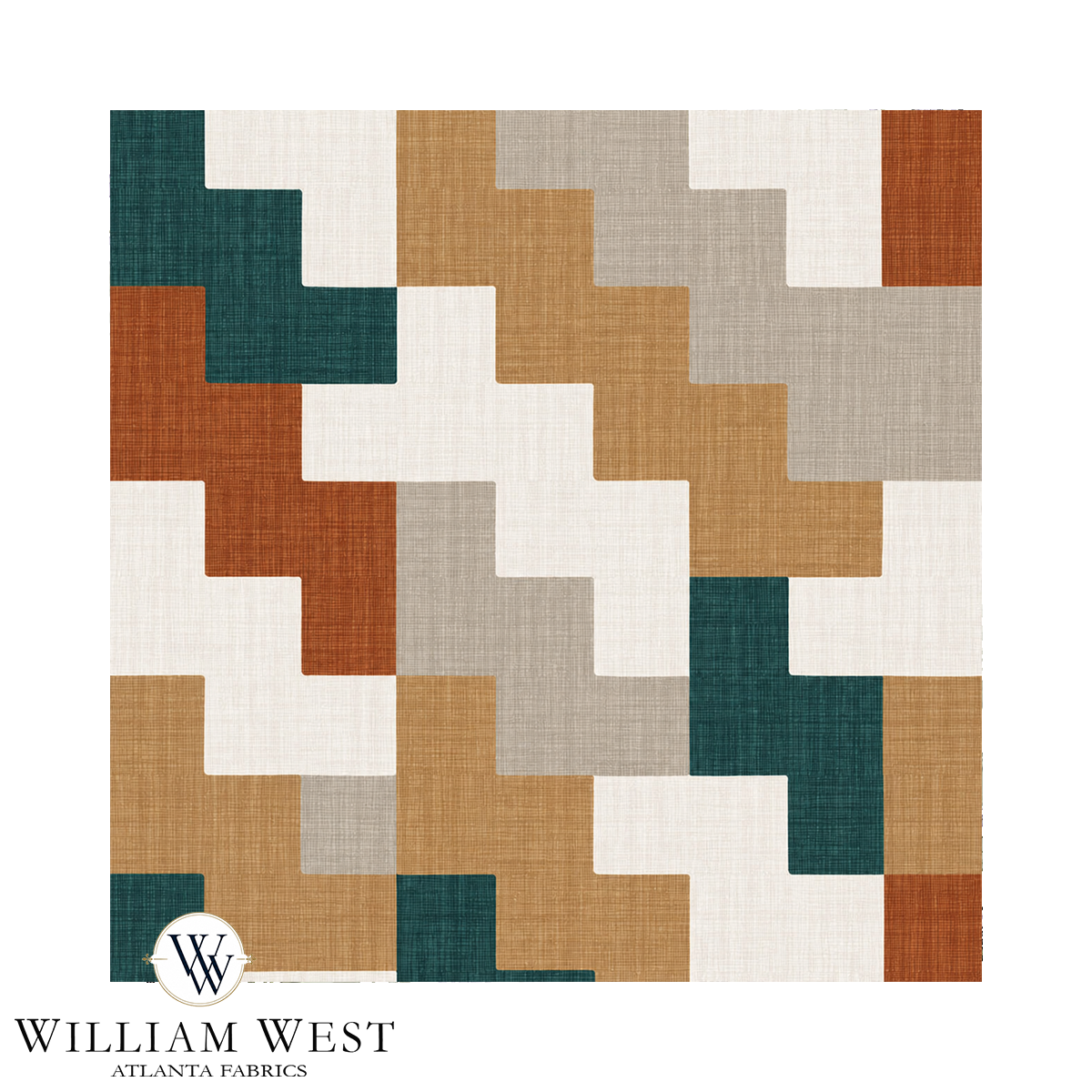 Atlanta Fabrics Rush Hour Camel Fabric | Atlanta Fabrics