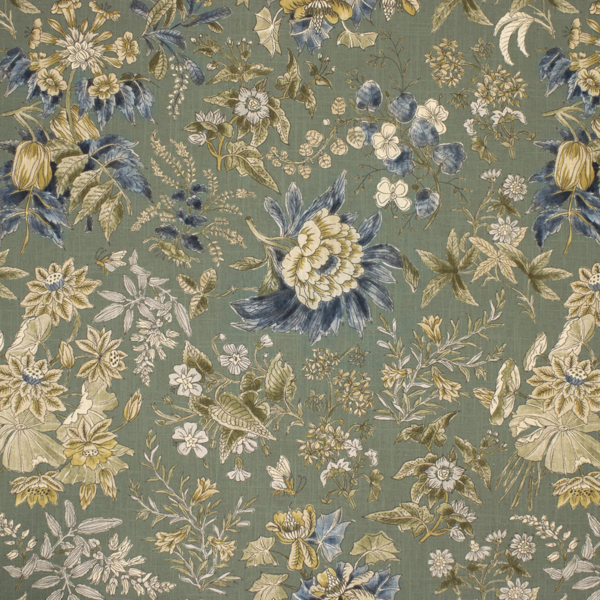 Anna Elisabeth S7062 Bowery Blue Fabric | Atlanta Fabrics