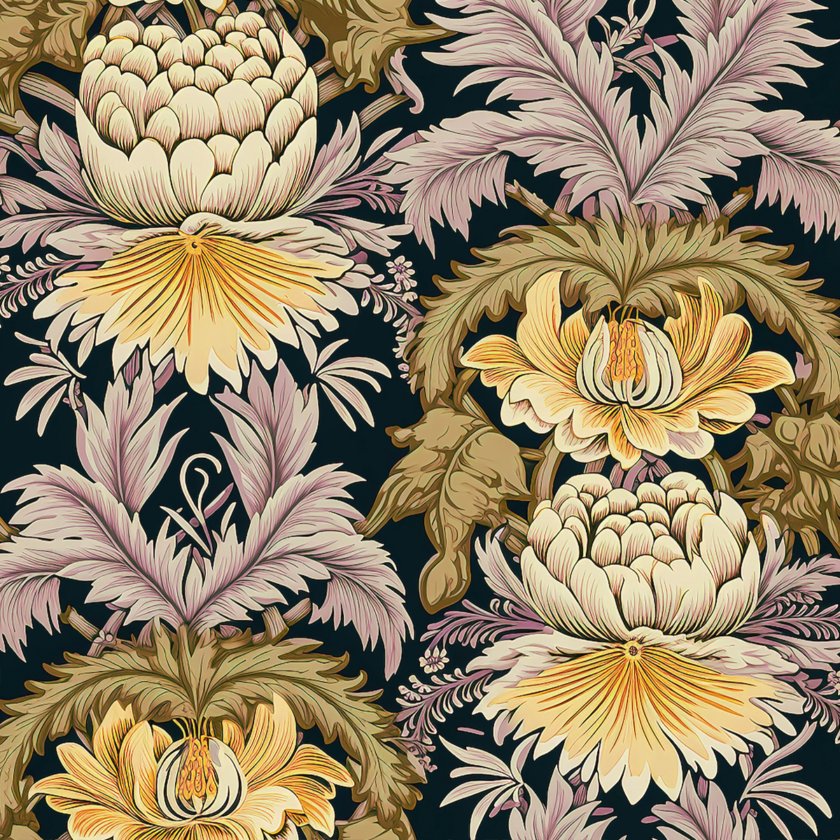 Atlanta Fabrics Savannah Lilac Fabric | Atlanta Fabrics