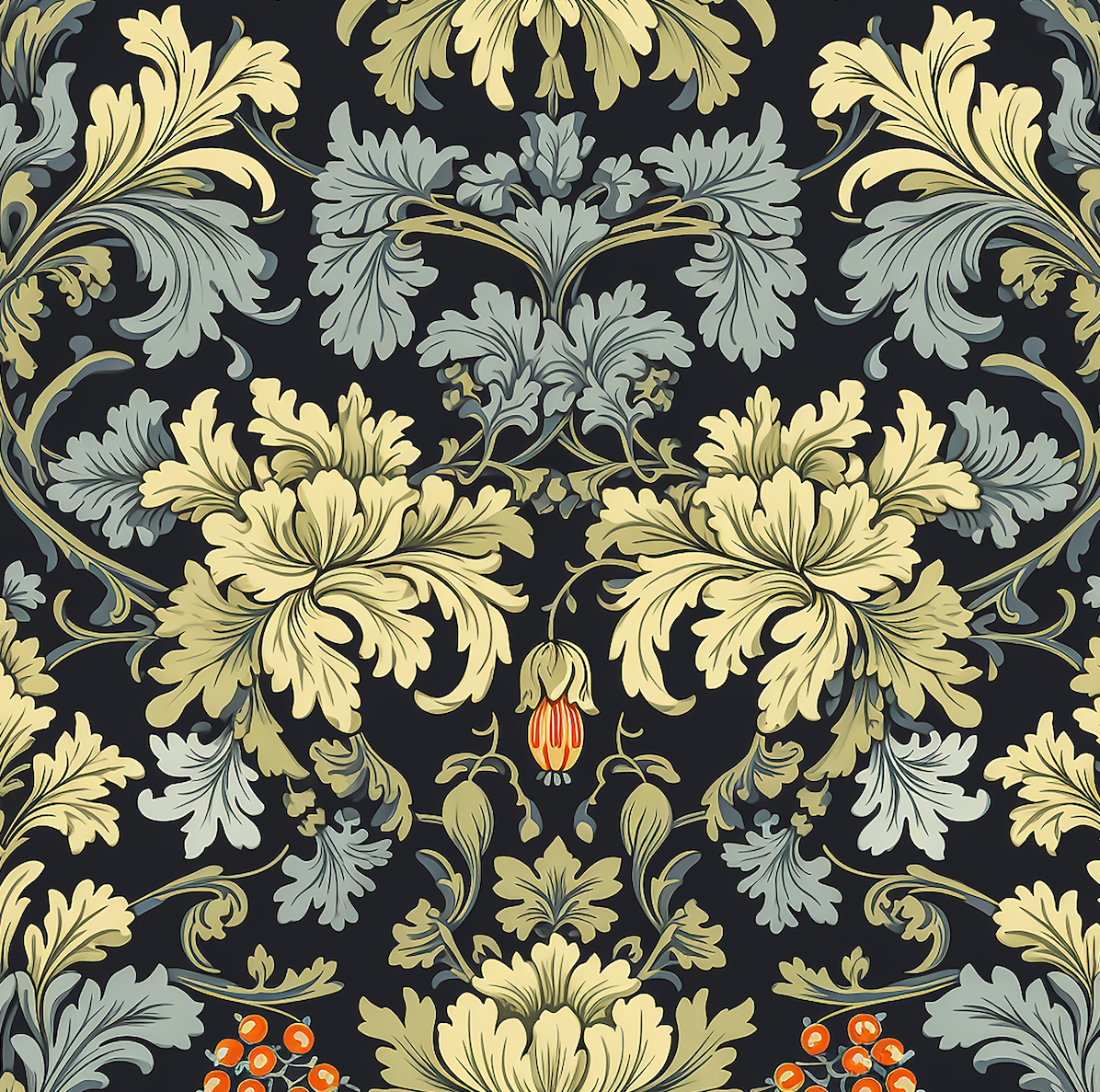 Atlanta Fabrics Bahrdt Blue Fabric | Atlanta Fabrics