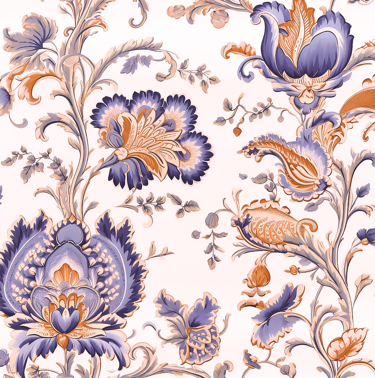 Atlanta Fabrics Lambeth Walk Wisteria Fabric | Atlanta Fabrics