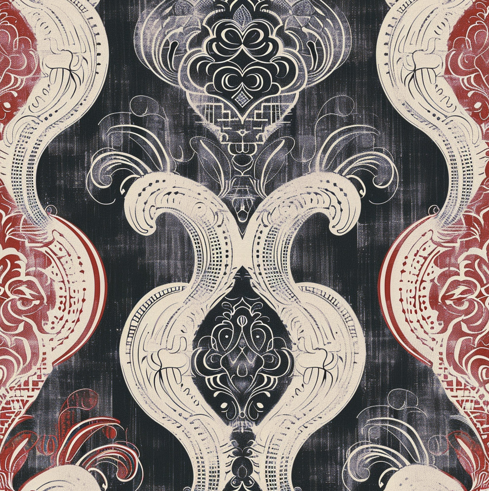Atlanta Fabrics Melodrama Ink Fabric | Atlanta Fabrics