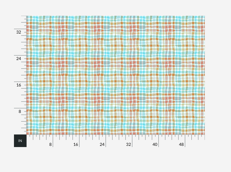 Atlanta Fabrics Funky Plaid Aqua Fabric | Atlanta Fabrics