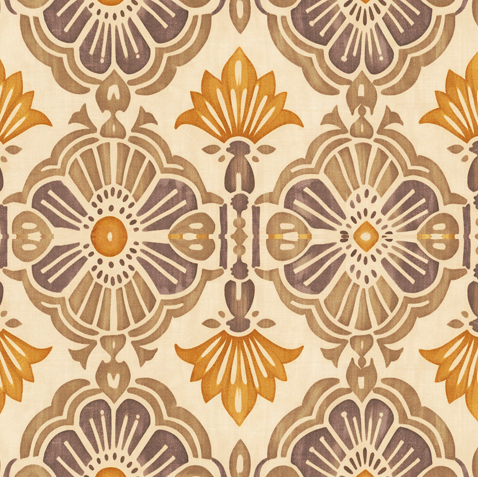 Atlanta Fabrics Beaty Coffee Fabric | Atlanta Fabrics