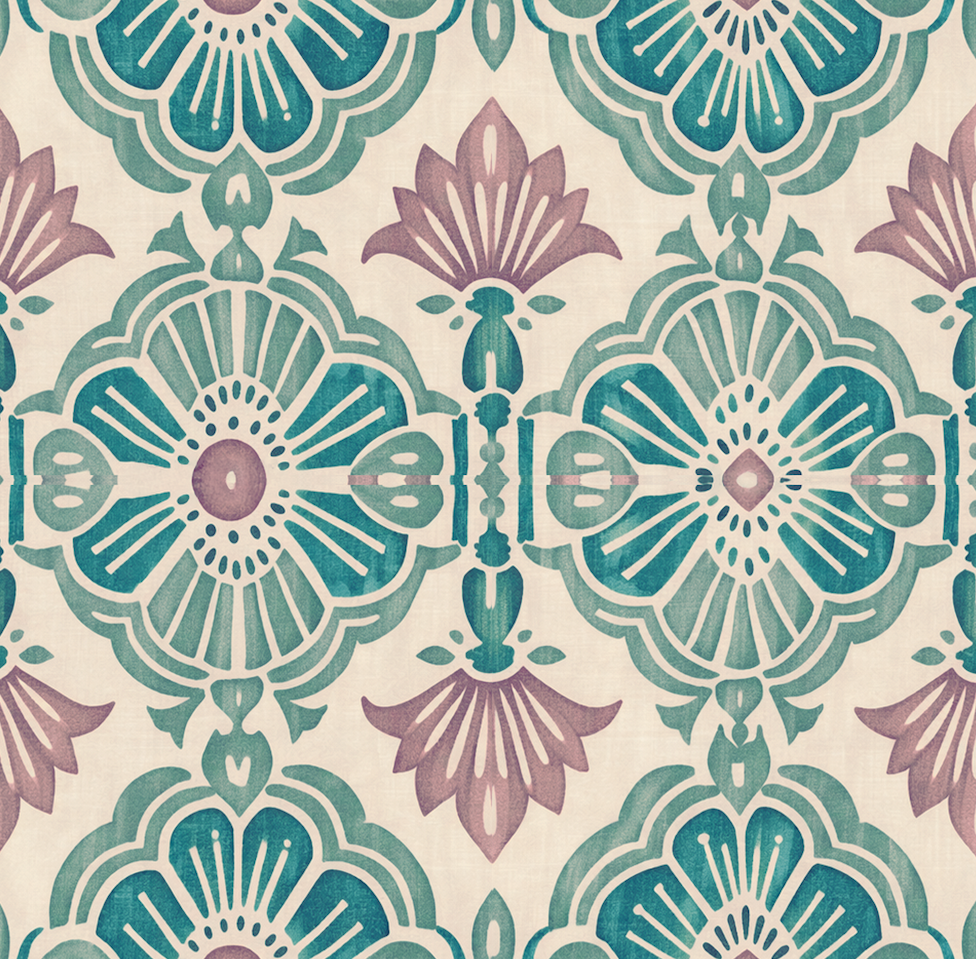Atlanta Fabrics Beaty Teal Fabric | Atlanta Fabrics
