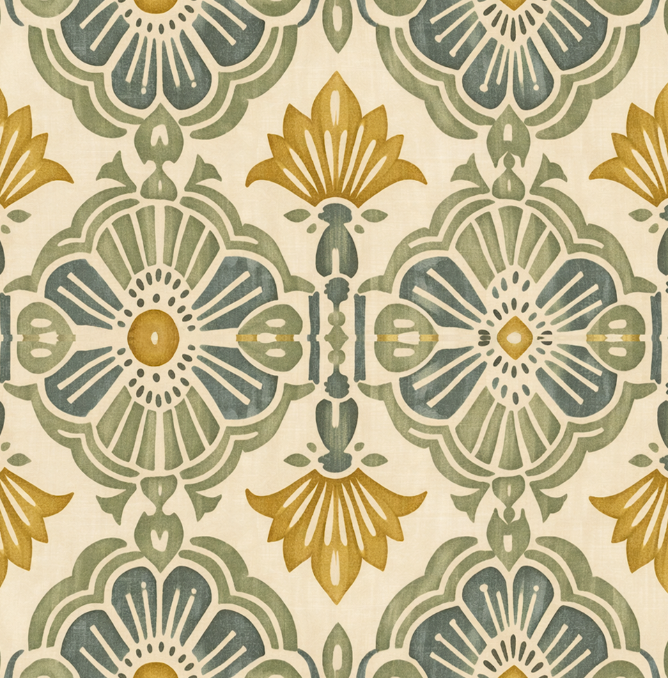 Atlanta Fabrics Beaty Olive Fabric | Atlanta Fabrics