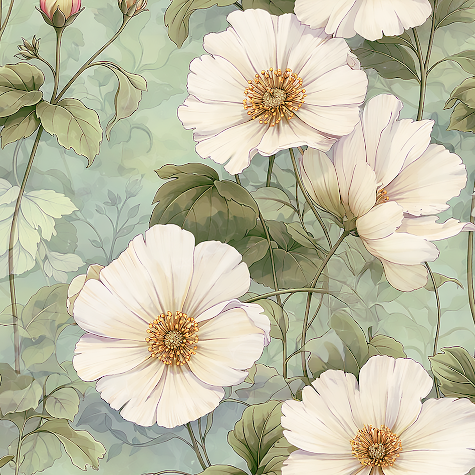 Atlanta Fabrics Bellfield Seafoam Fabric | Atlanta Fabrics