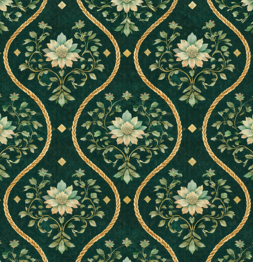 Atlanta Fabrics Byrne Emerald Fabric | Atlanta Fabrics
