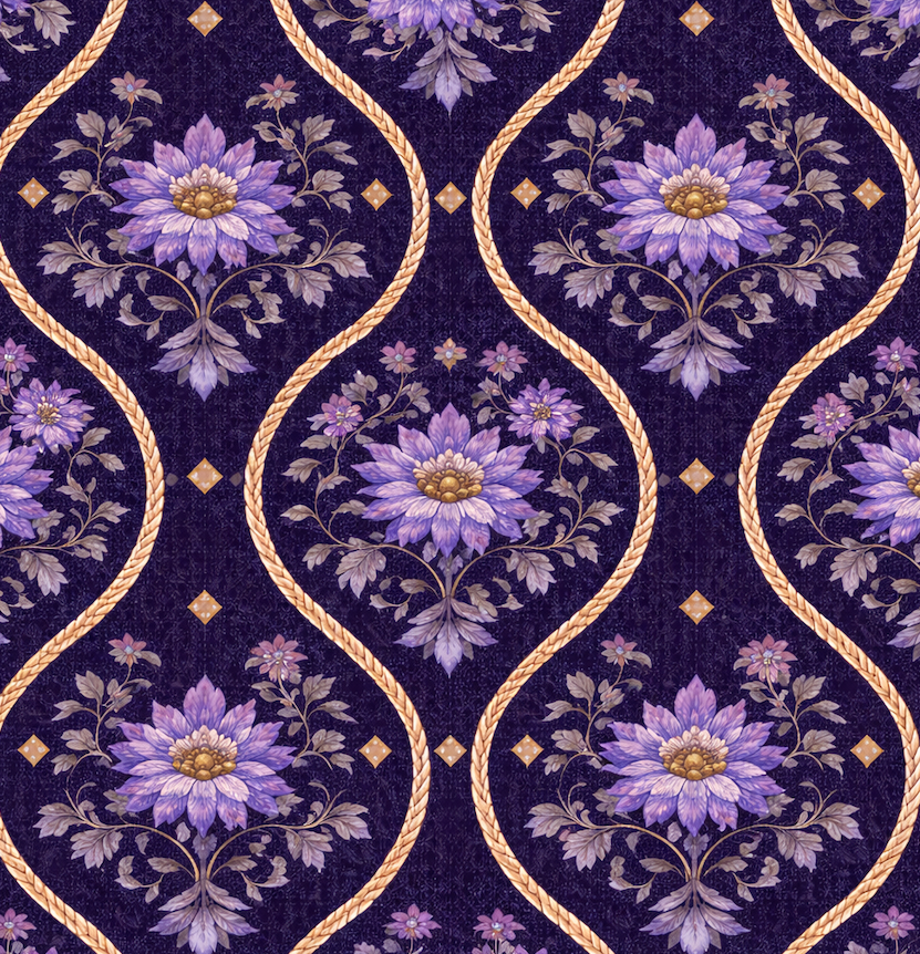 Atlanta Fabrics Byrne Lilac Fabric | Atlanta Fabrics