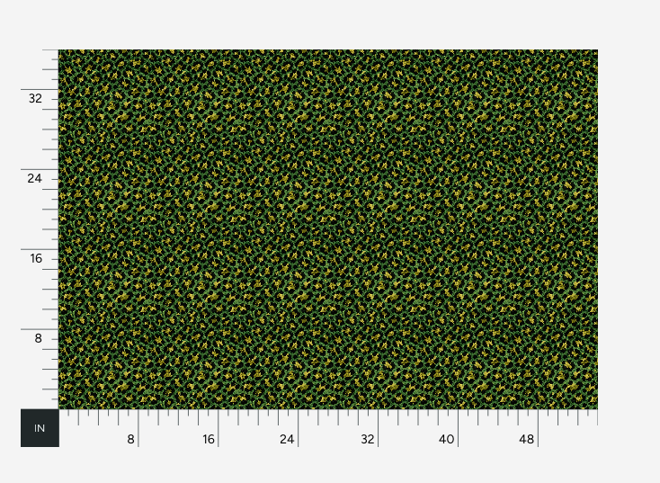 Atlanta Fabrics Steppe Kitten Green Fabric | Atlanta Fabrics