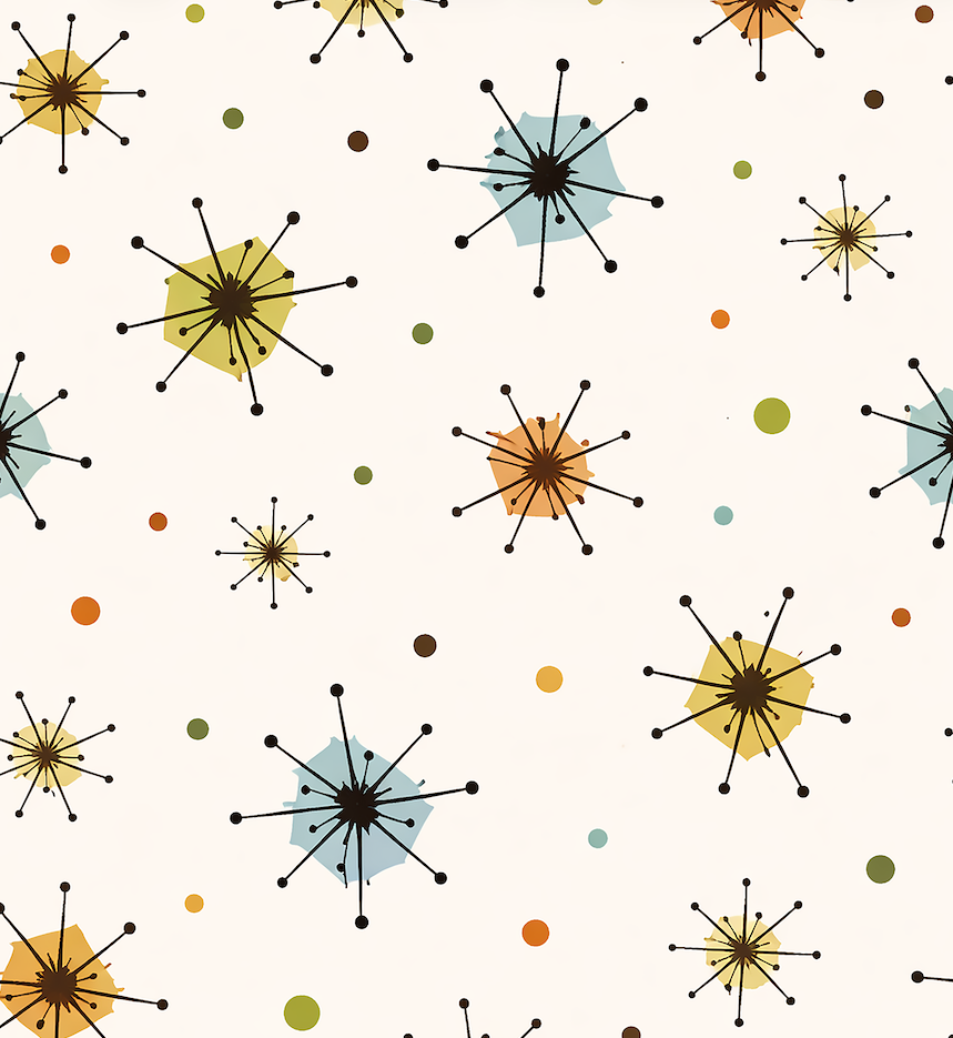 Atlanta Fabrics Atomic Drift Vintage Mix Fabric | Atlanta Fabrics