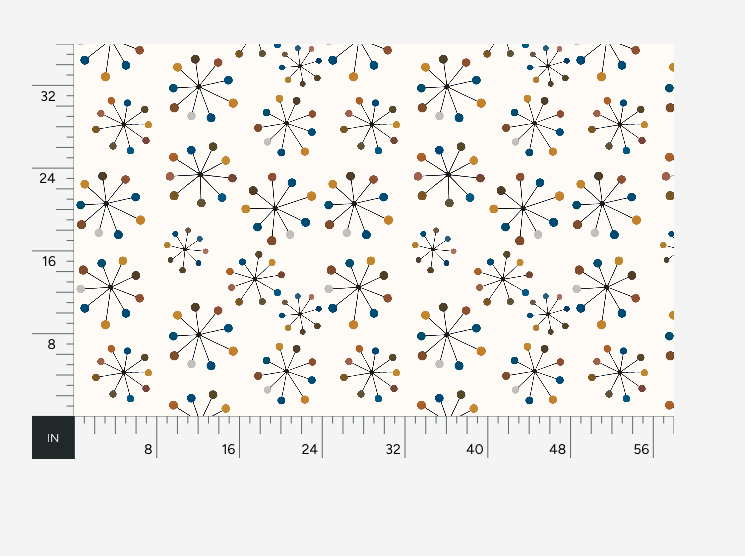 Atlanta Fabrics Sputnik Pop Mariner Modern Fabric | Atlanta Fabrics