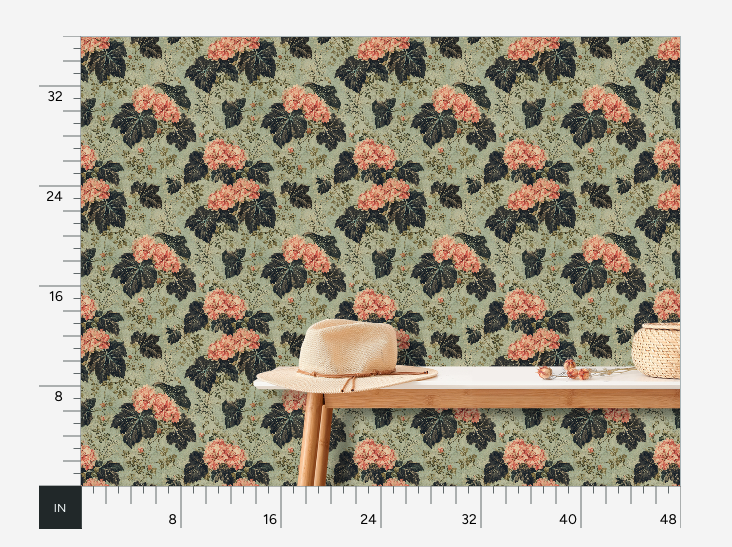Tune In Sage Wallpaper