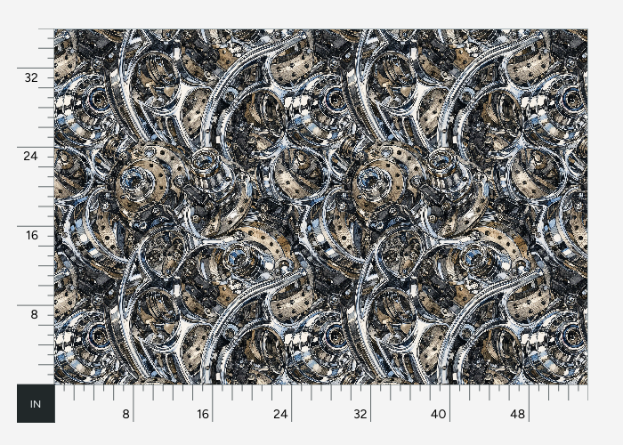 Atlanta Fabrics Vacation Highway Chrome Fabric | Atlanta Fabrics