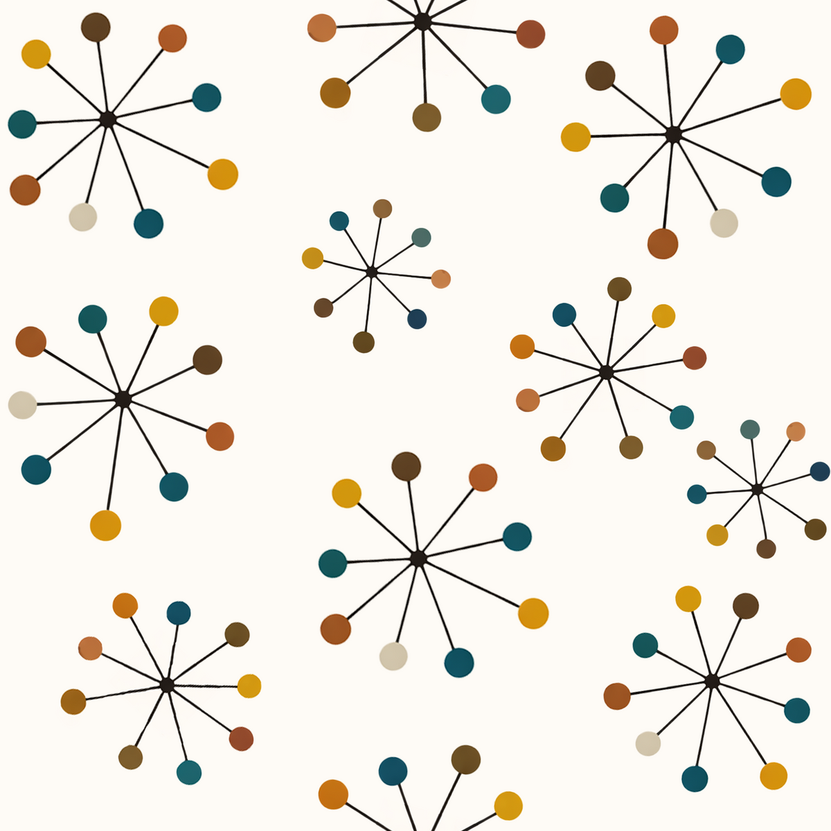 Atlanta Fabrics Sputnik Pop Sunlit Cove Fabric | Atlanta Fabrics
