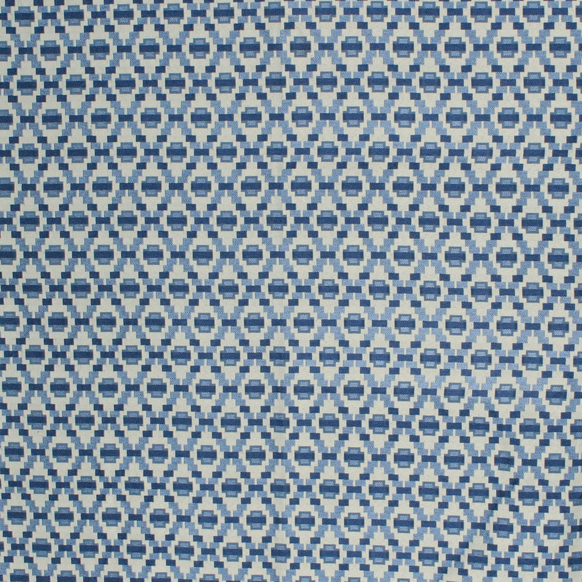 RM Coco STEP UP TRELLIS / DELFT Fabric | Atlanta Fabrics