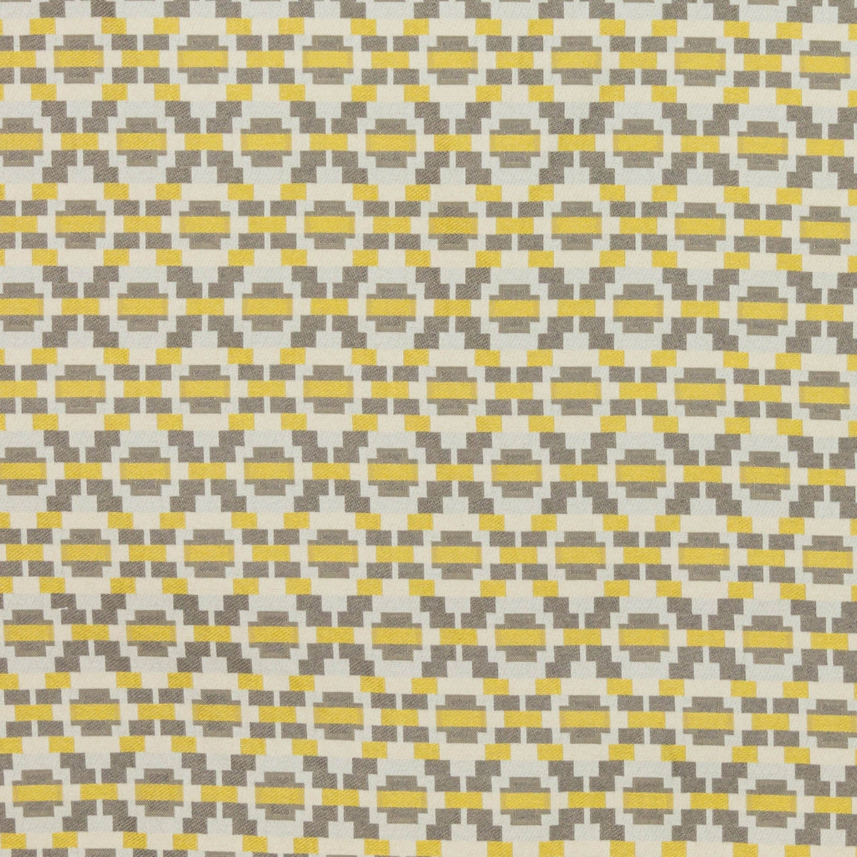 RM Coco STEP UP TRELLIS / GOLD GRAY Fabric | Atlanta Fabrics