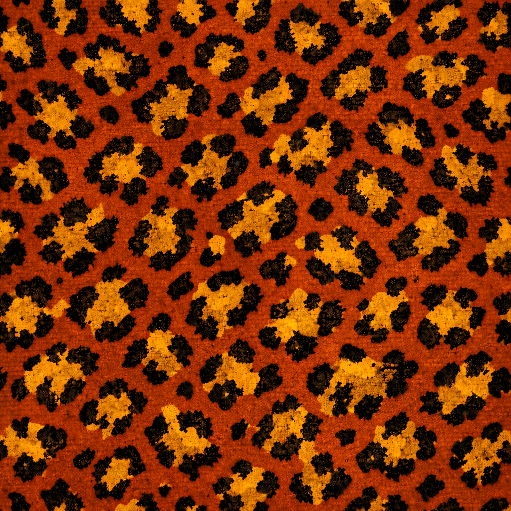 Atlanta Fabrics Steppe Kitten Rust Fabric | Atlanta Fabrics