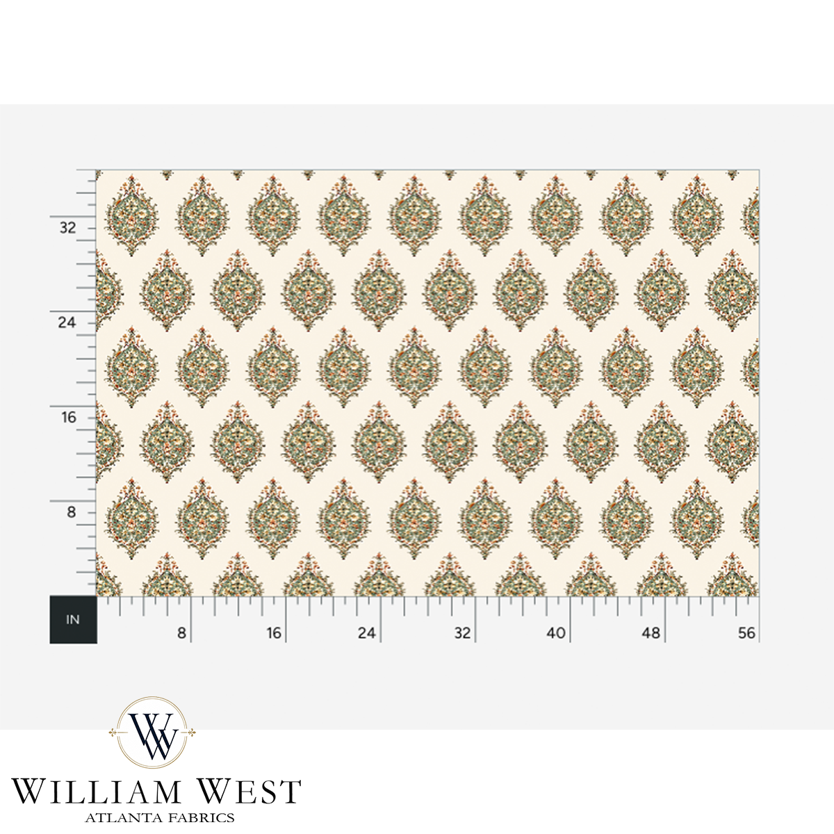 Atlanta Fabrics Thistlewood Basil Fabric | Atlanta Fabrics