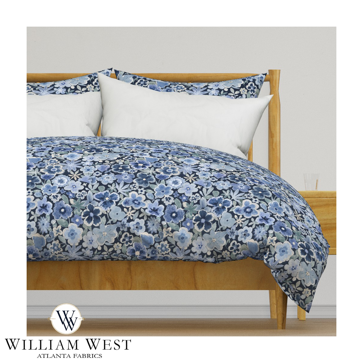 Atlanta Fabrics Wild! Blue Fabric | Atlanta Fabrics