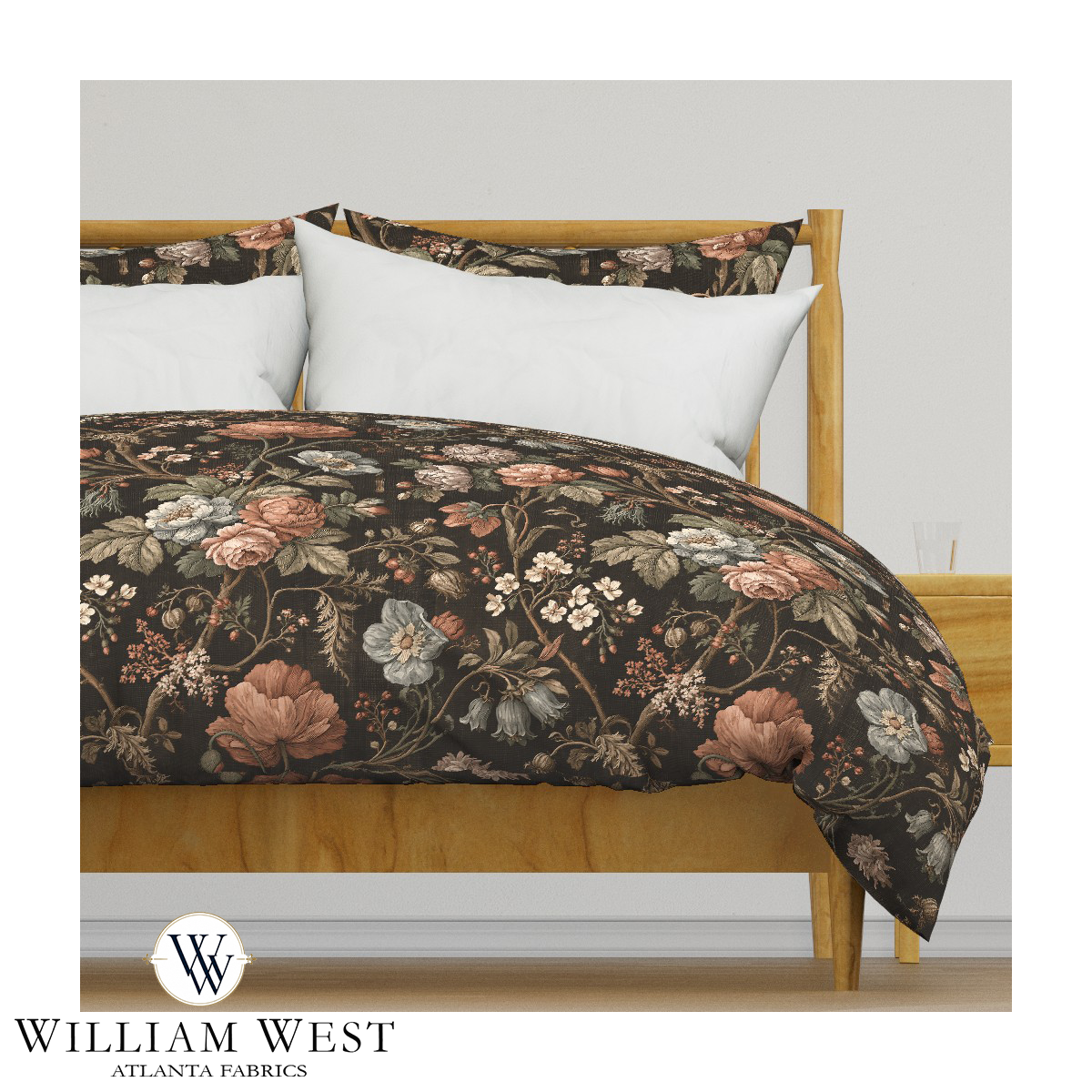 Atlanta Fabrics Winterthur Botanical Walnut Fabric | Atlanta Fabrics