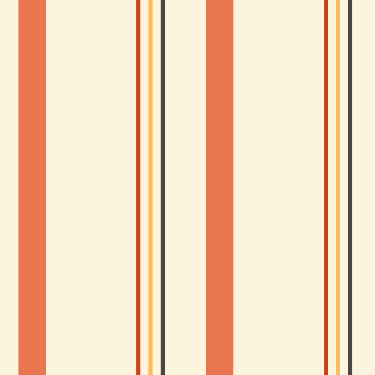 Woodrille Stripe Persimon