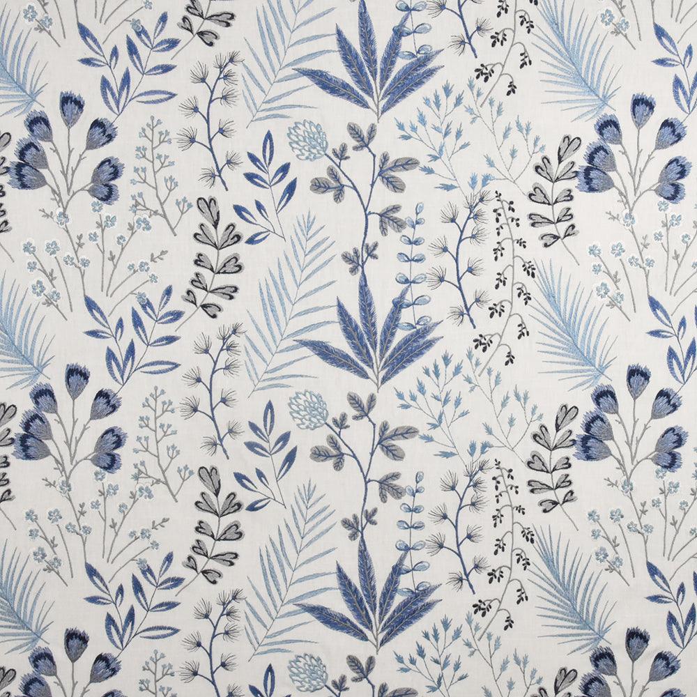 Field Of Sprigs Blue Jay - Atlanta Fabrics