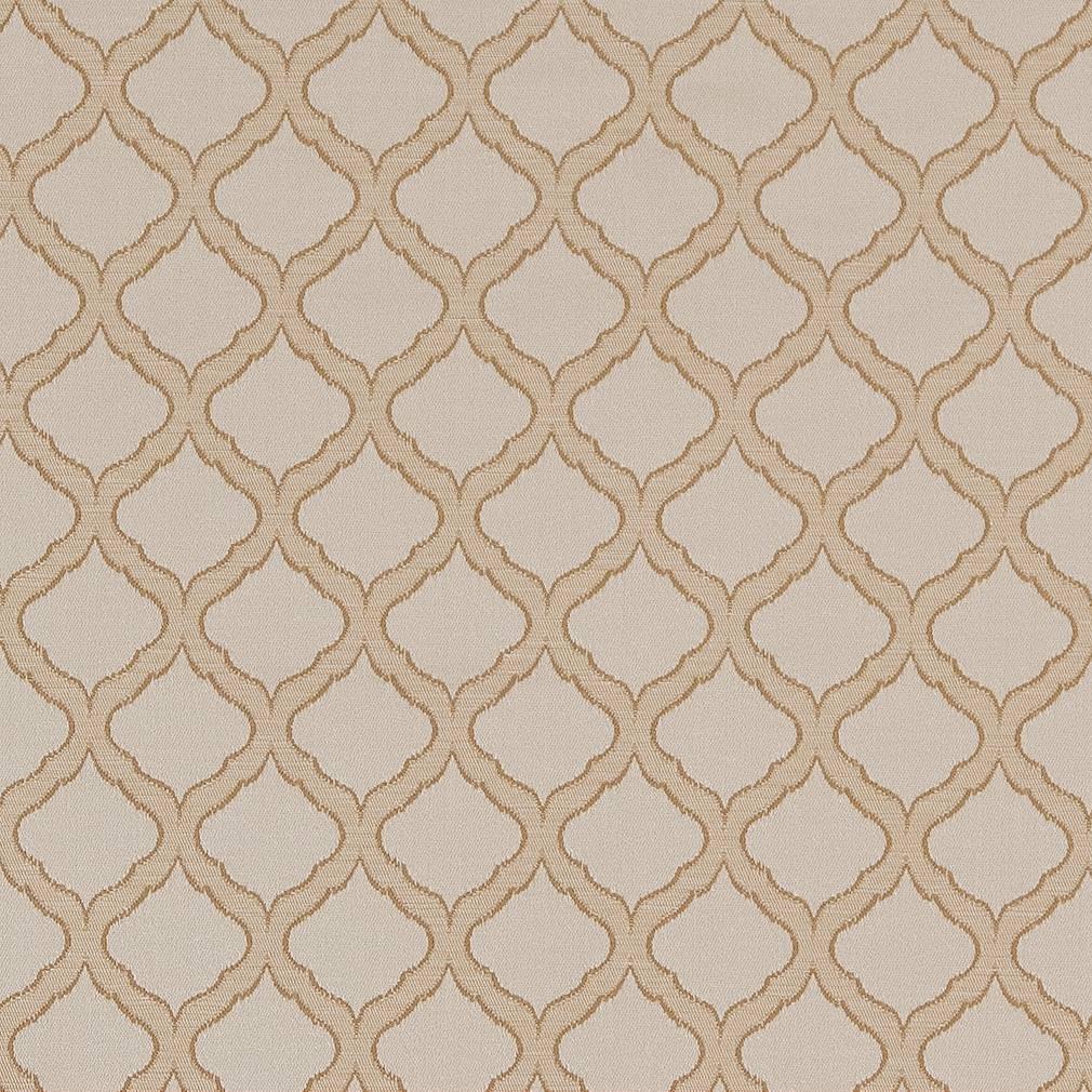 Grand Design D1535 Parchment Ogee - Atlanta Fabrics