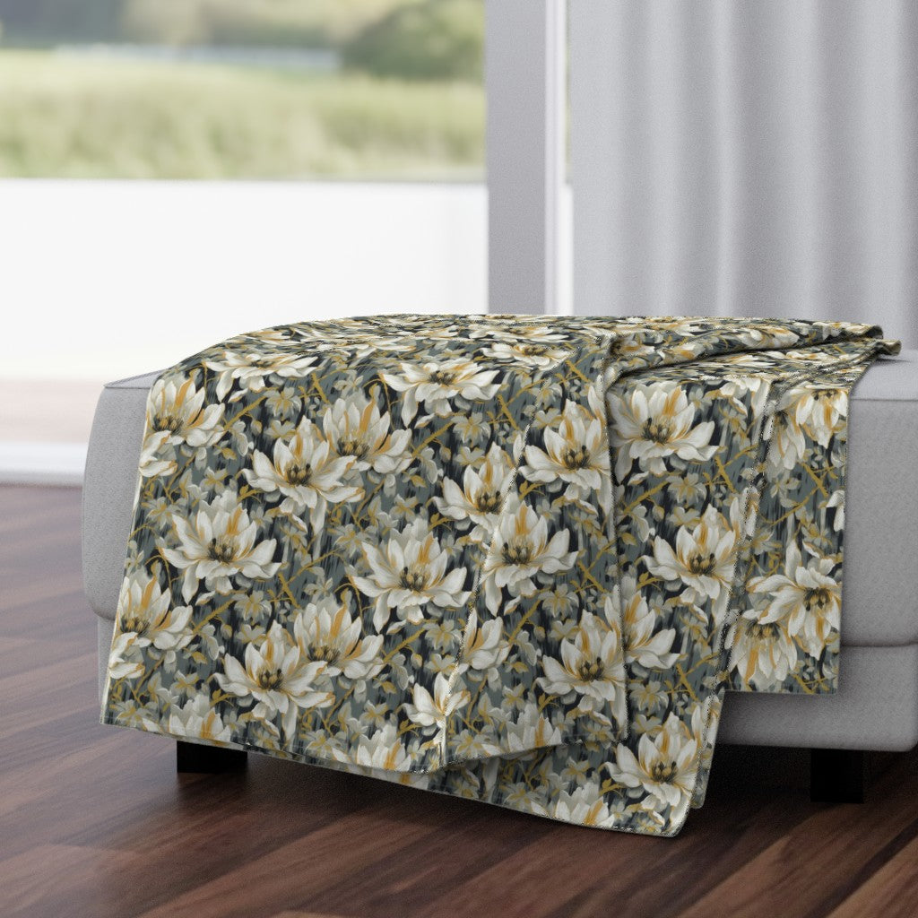 Atlanta Fabrics Magnolia Downs Slate Fabric | Atlanta Fabrics