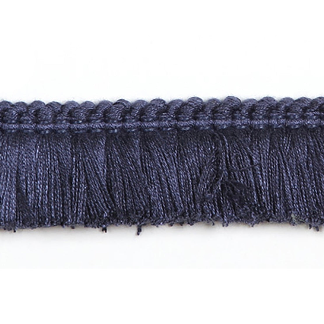 Hellenic Key Brushed Fringe Denim