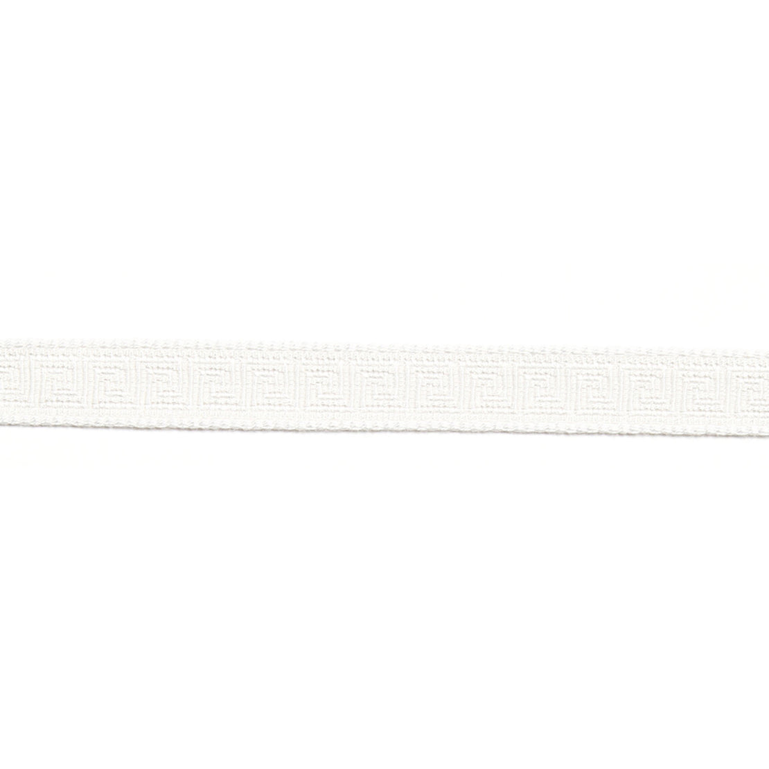 Hellenic 9/16" Key Jacquard Tape White