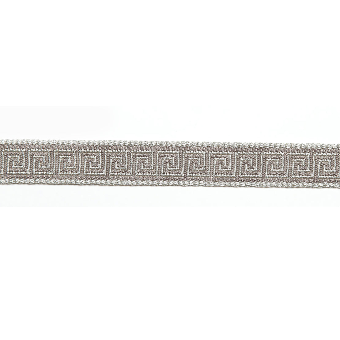 Europatex Hellenic Key Jacquard Tape Slate Fabric | Atlanta Fabrics