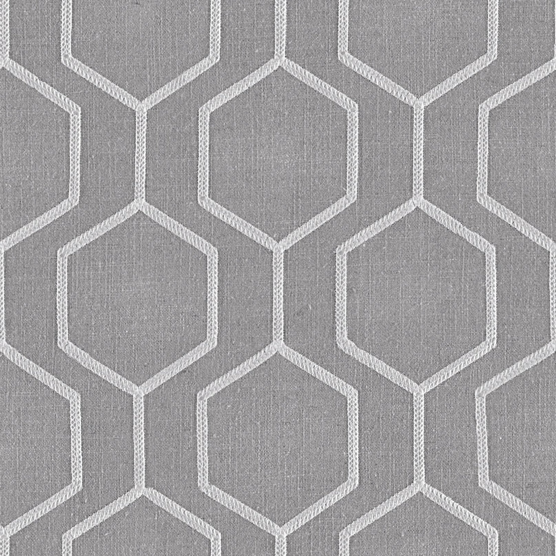 Europatex Socrates Hexagono Chinchilla Fabric | Atlanta Fabrics