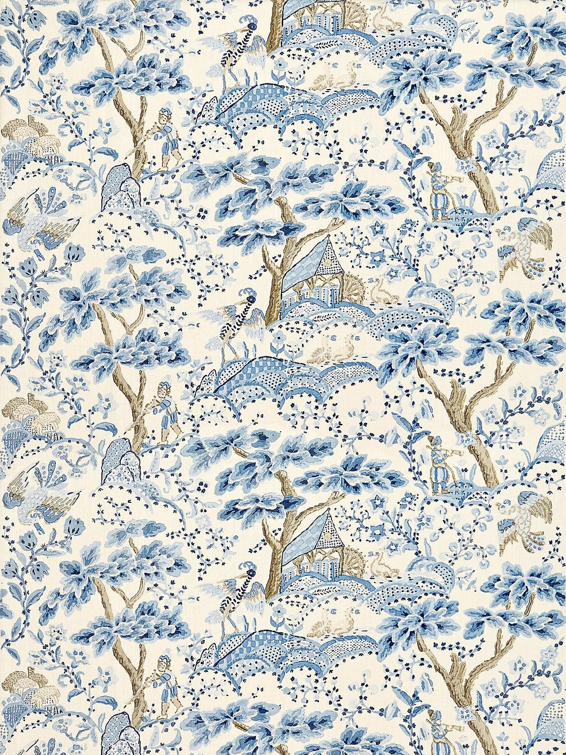 KELMESCOTT HAND BLOCK PRINT PORCELAIN - Atlanta Fabrics