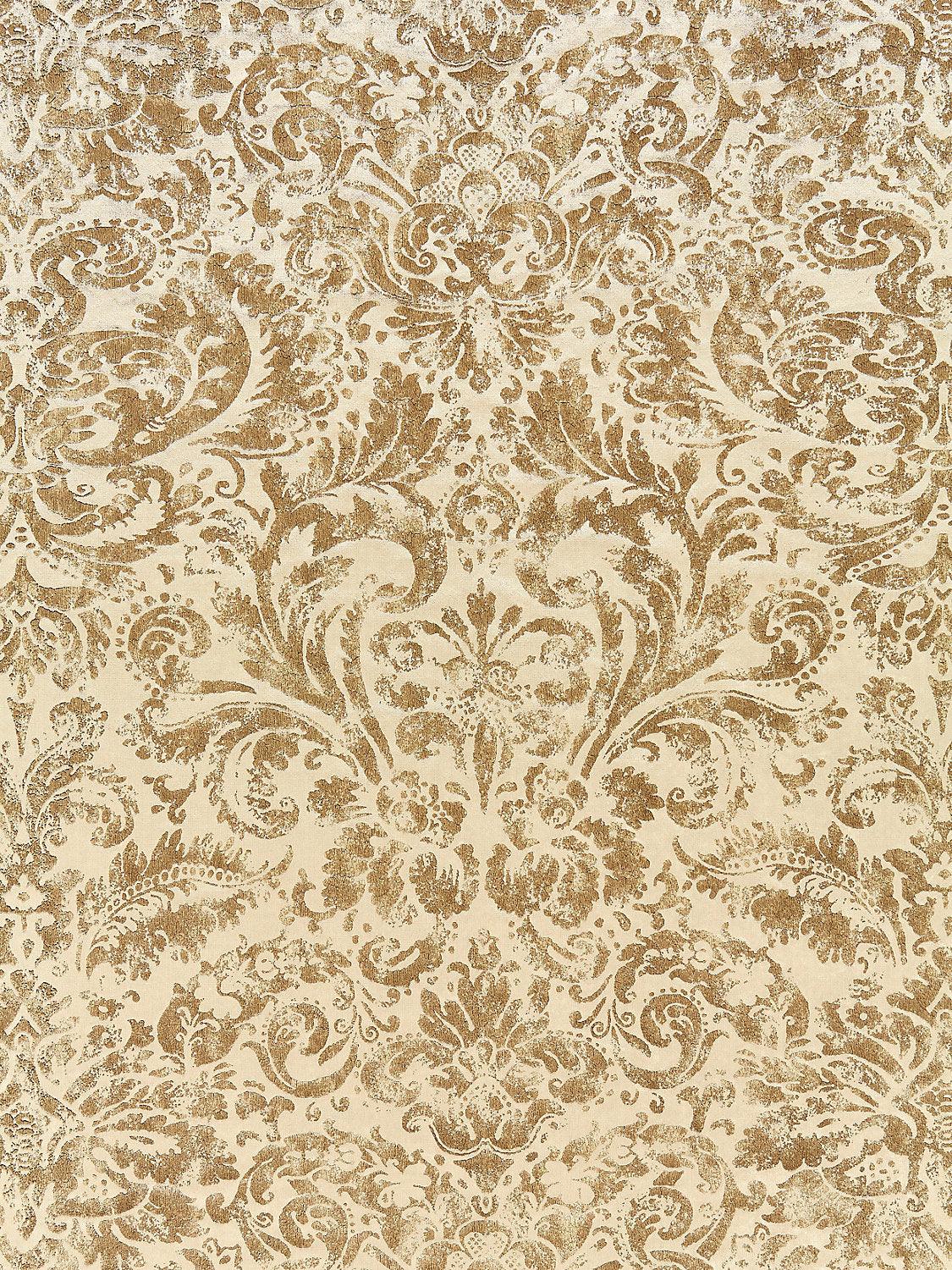 PALLADIO VELVET DAMASK BURNISHED GOLD - Atlanta Fabrics