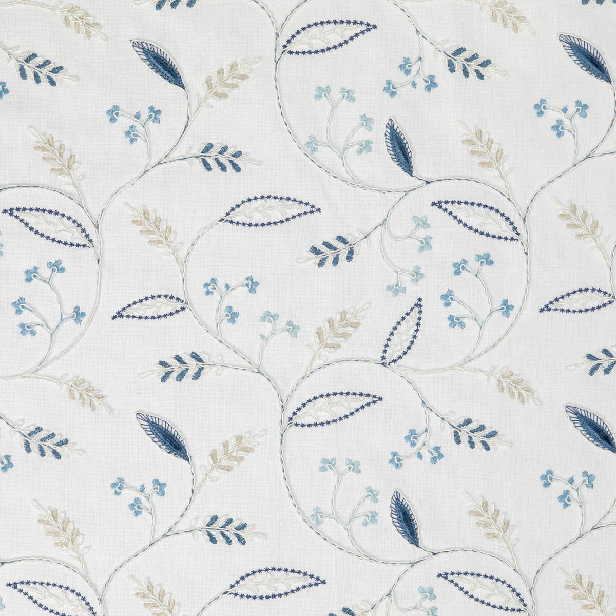 Mitchell Fabrics Plentiful-Bluejay Fabric | Atlanta Fabrics