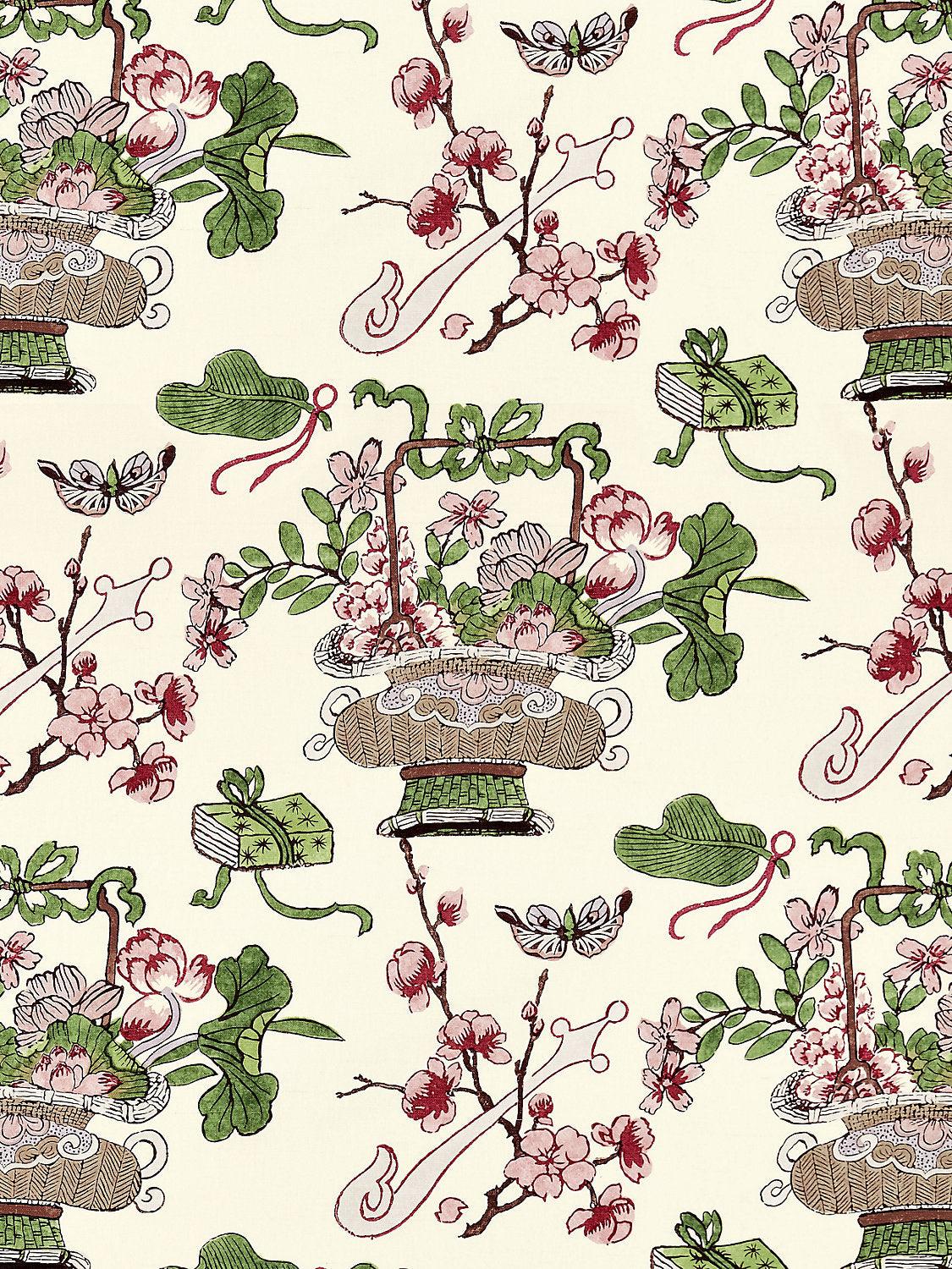 SHANGHAI BLOSSOMS MULBERRY - Atlanta Fabrics